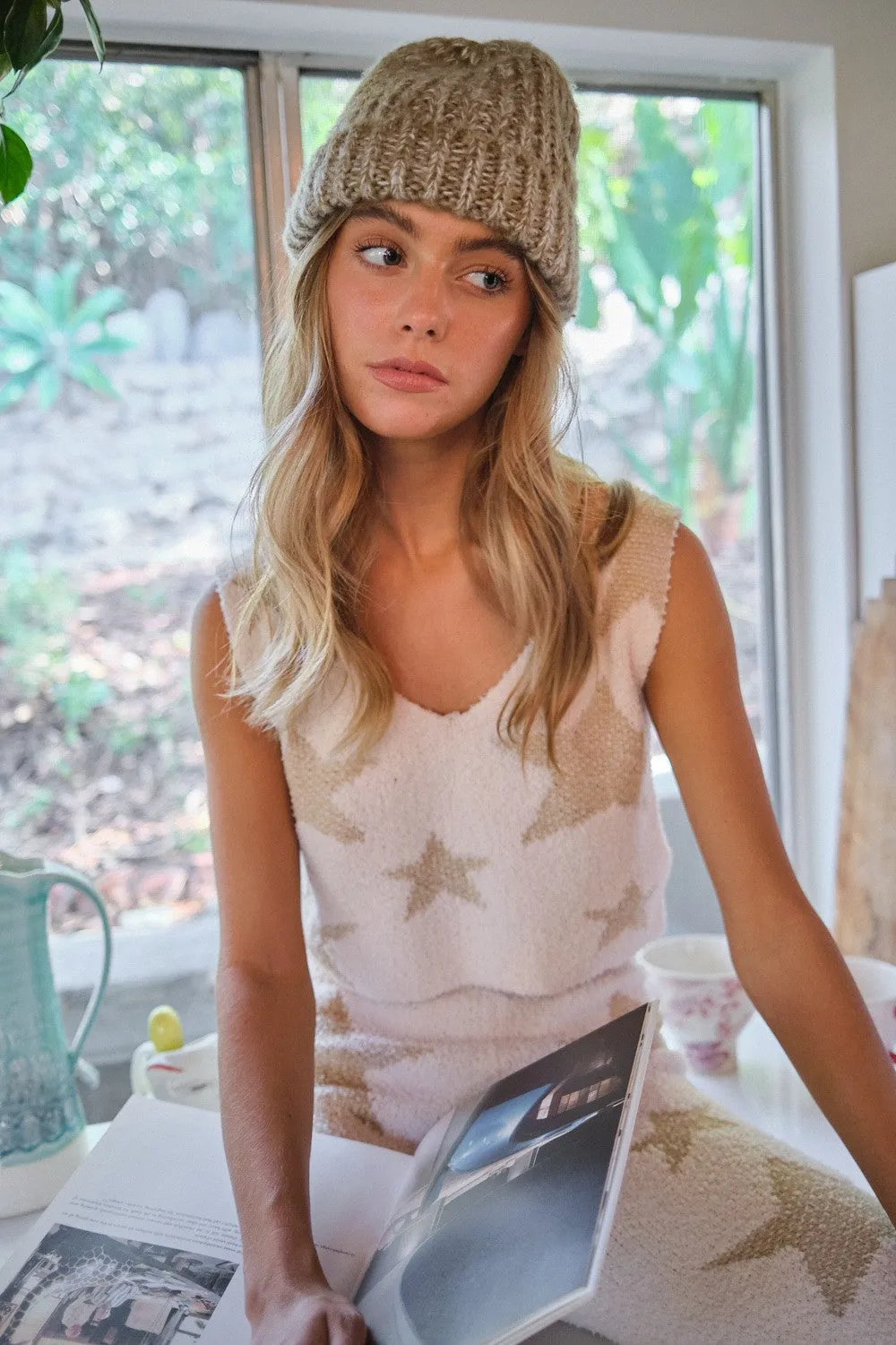 Alani Soft Star Print Lounge Set