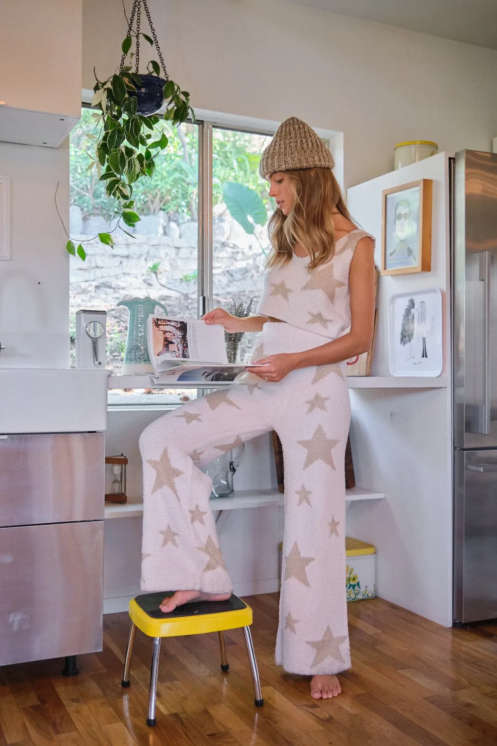 Alani Soft Star Print Lounge Set