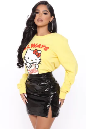 Always Hungry Hello Kitty Long Sleeve - Yellow