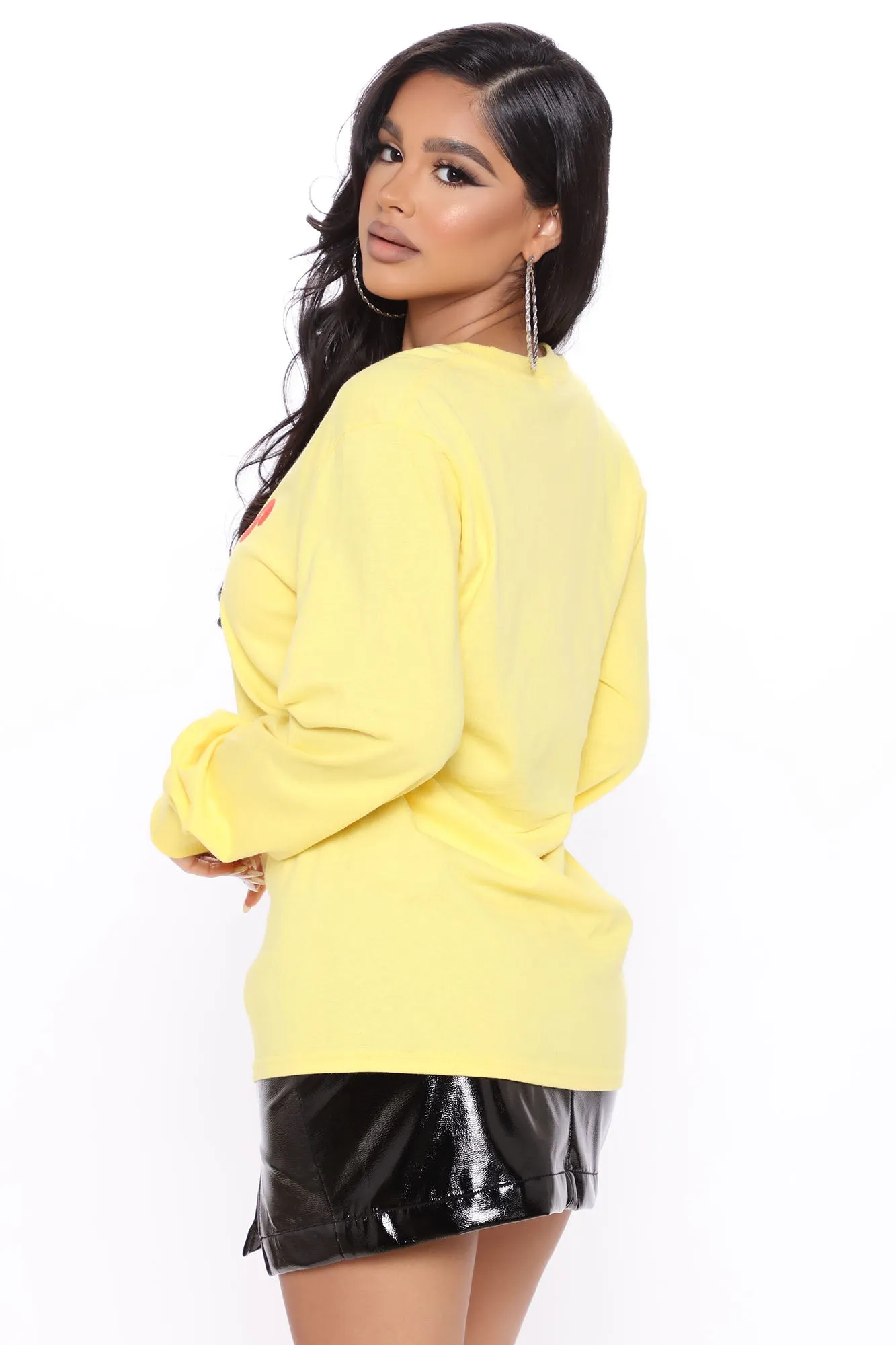 Always Hungry Hello Kitty Long Sleeve - Yellow