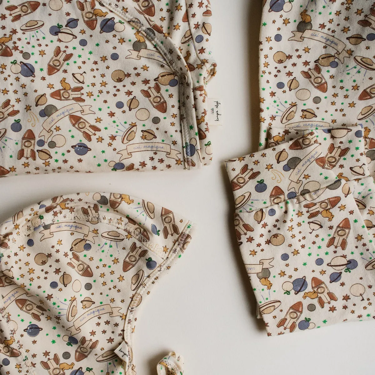 Baby Pants in Ciel Magique Bleu by Konges Sløjd - Last One In Stock - 0-1 Months