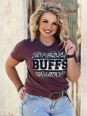 Buffs Maroon Leopard Spirit Tee