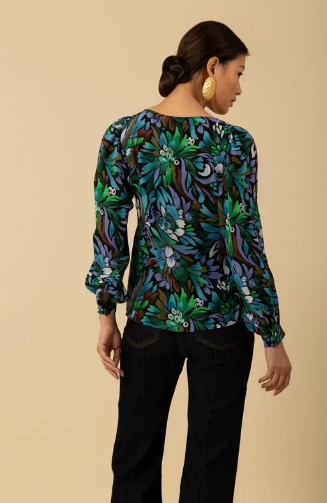 Charleigh LS V Neck Top