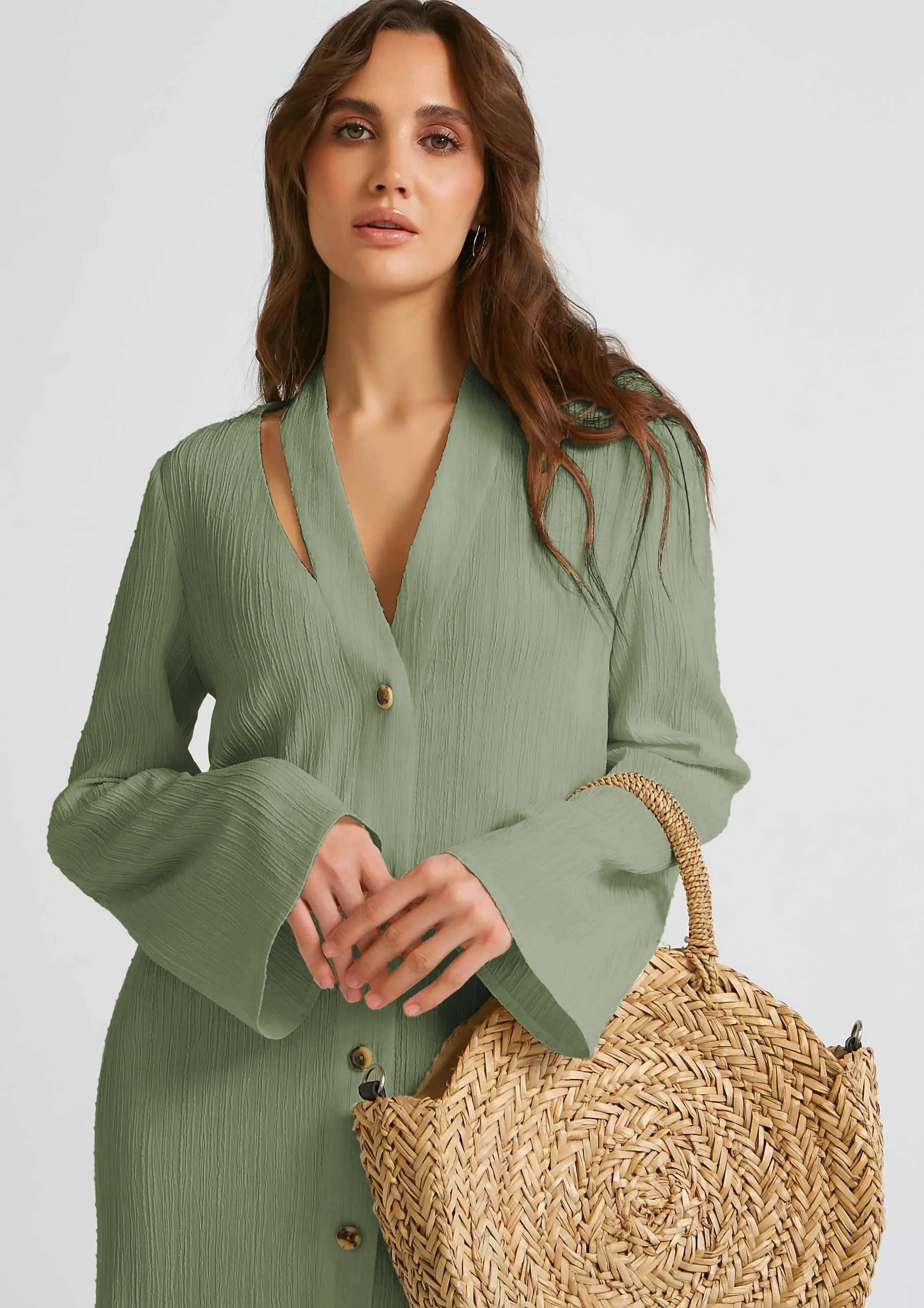 Chic Elegant Kaftan (Mint)