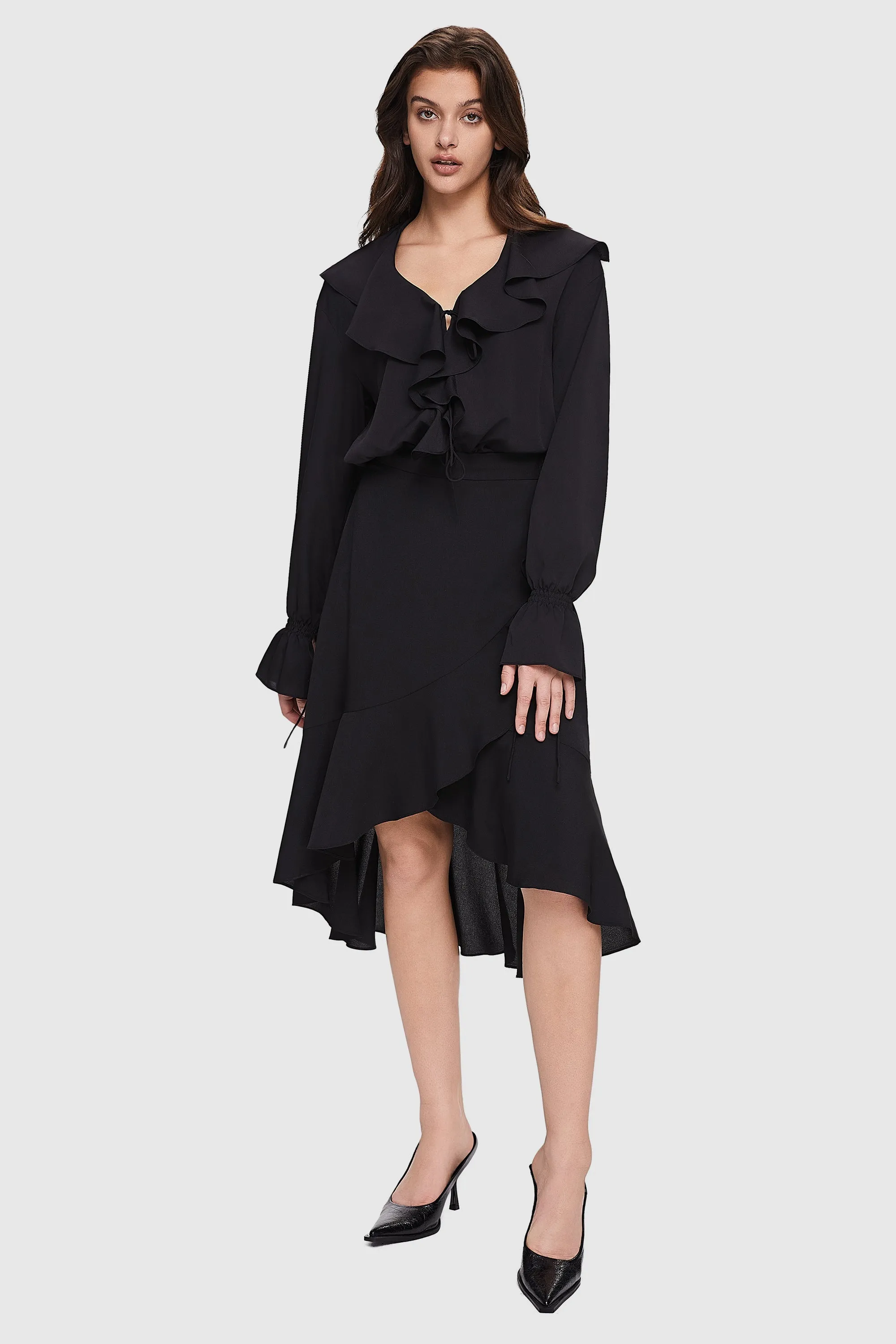 Chiffon Midi Skirt