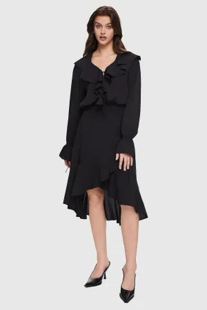 Chiffon Midi Skirt