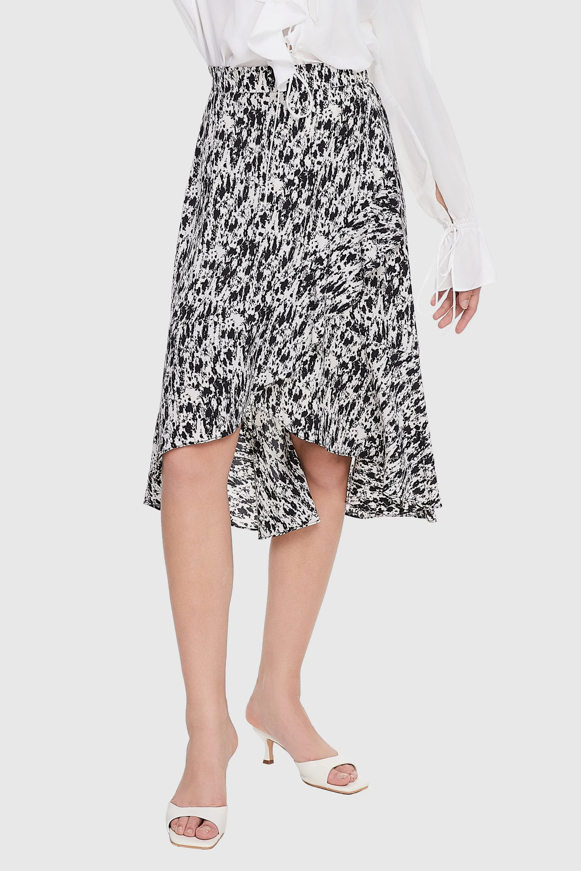 Chiffon Midi Skirt