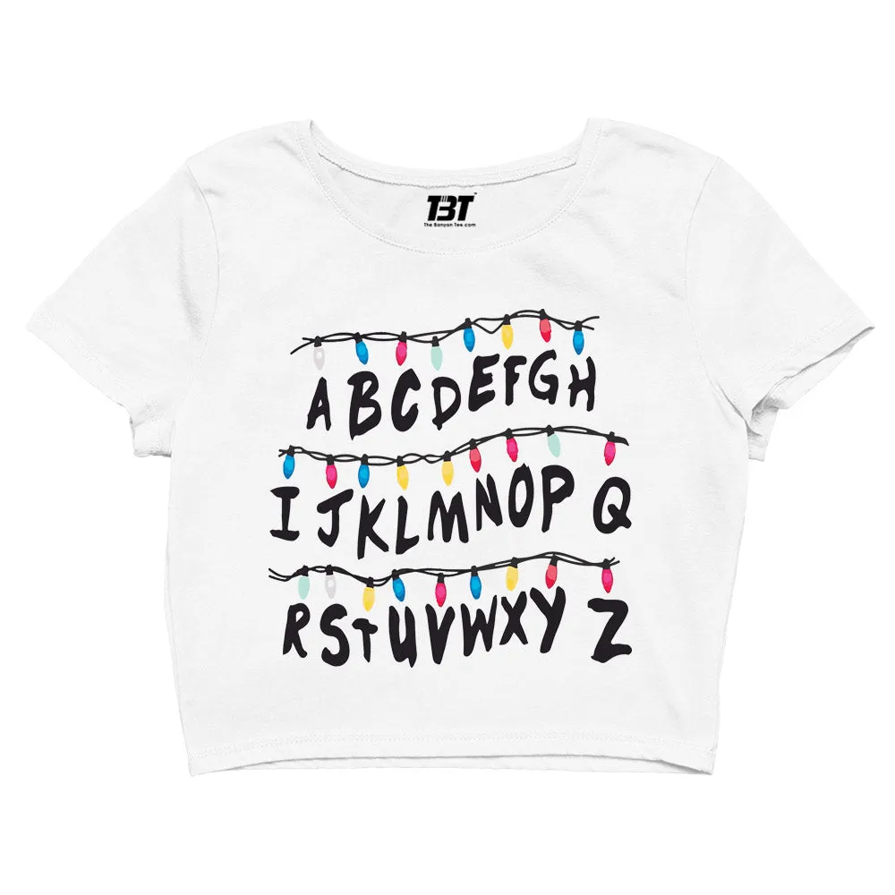 Crop Top - Alphabet Wall