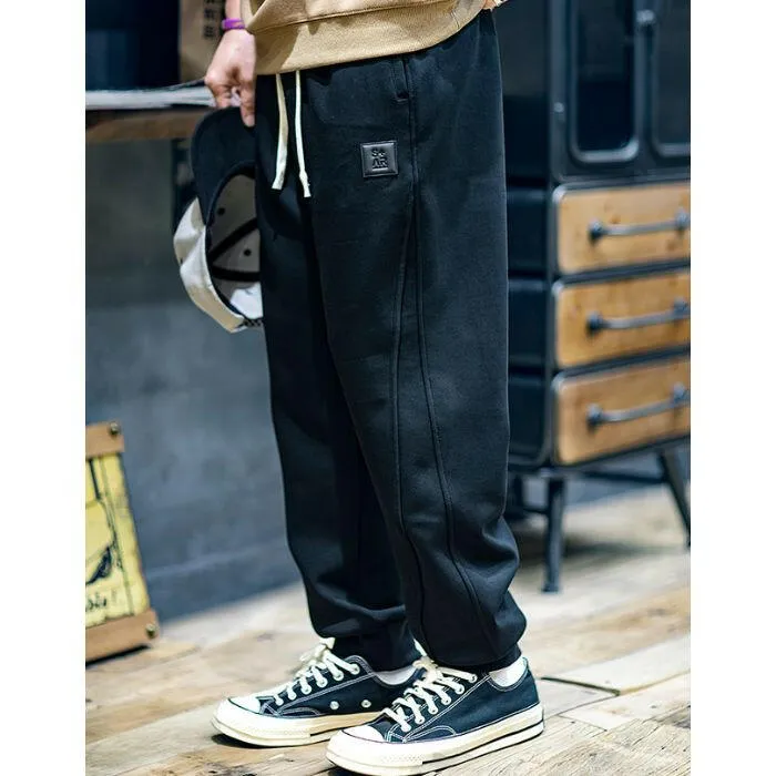 Drawstring Large Size Stretch Casual Pants P0435