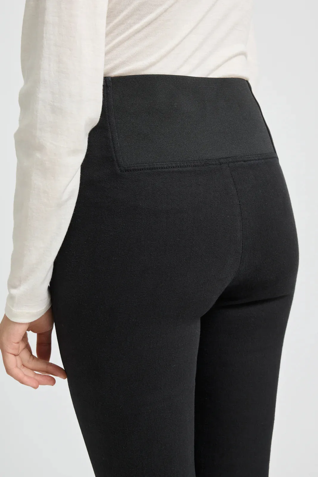 Elastic Waist Jean | Black