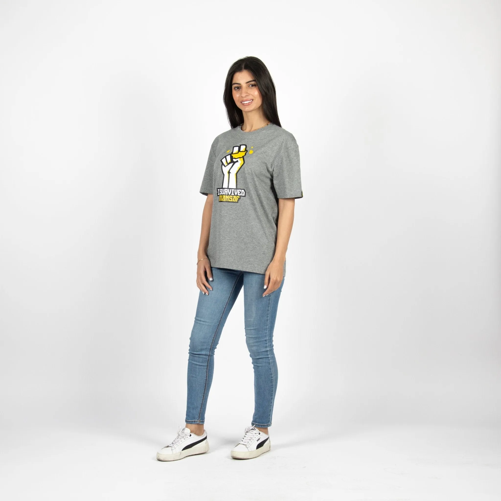 I Survived Mansaf  |  Basic Cut T-shirt