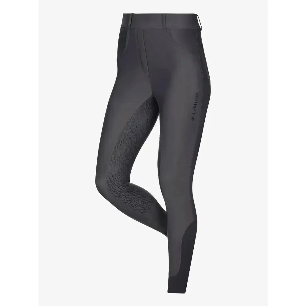 LeMieux Demi Pull On Bregging Full Seat Grey