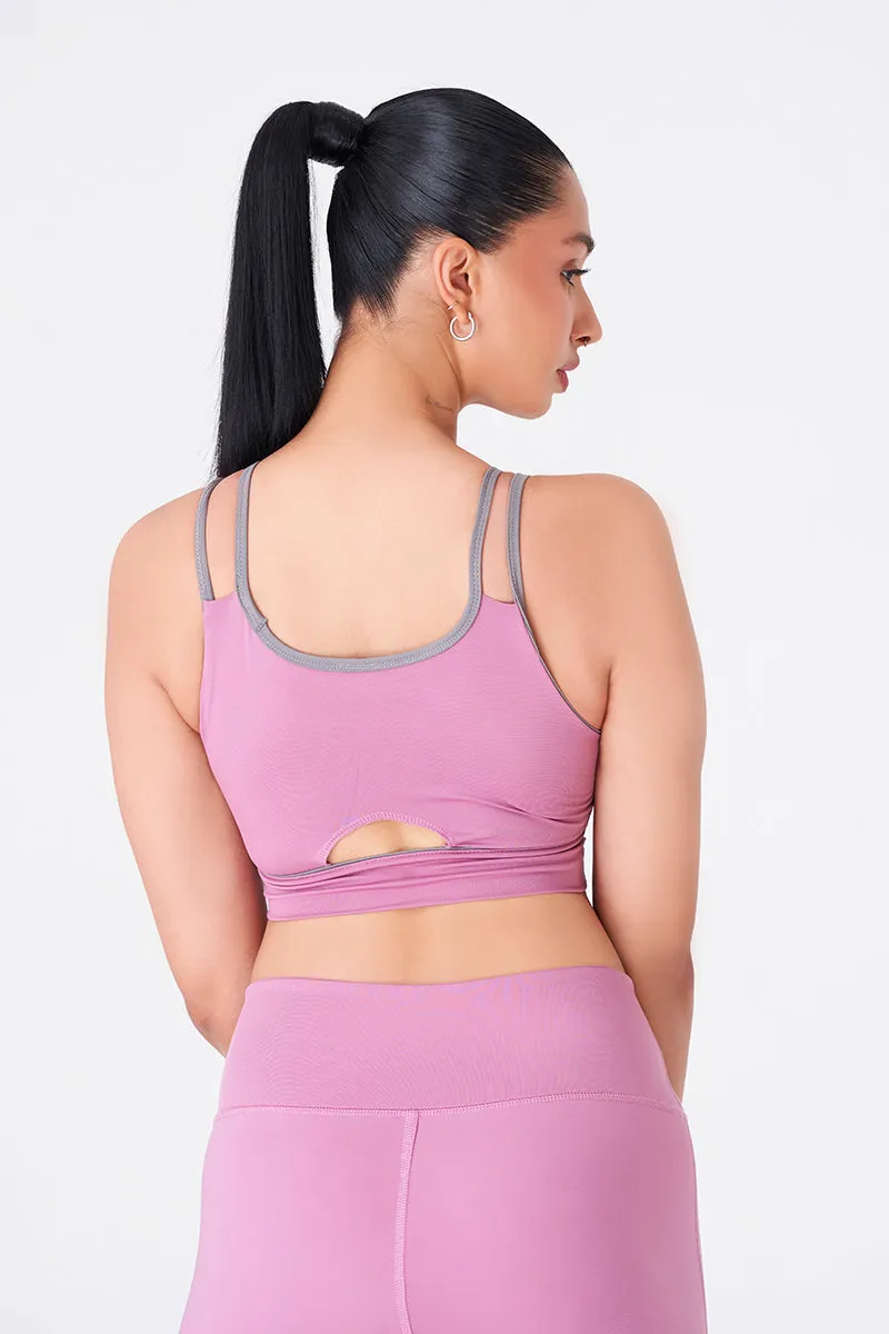 Peach Sports Bra