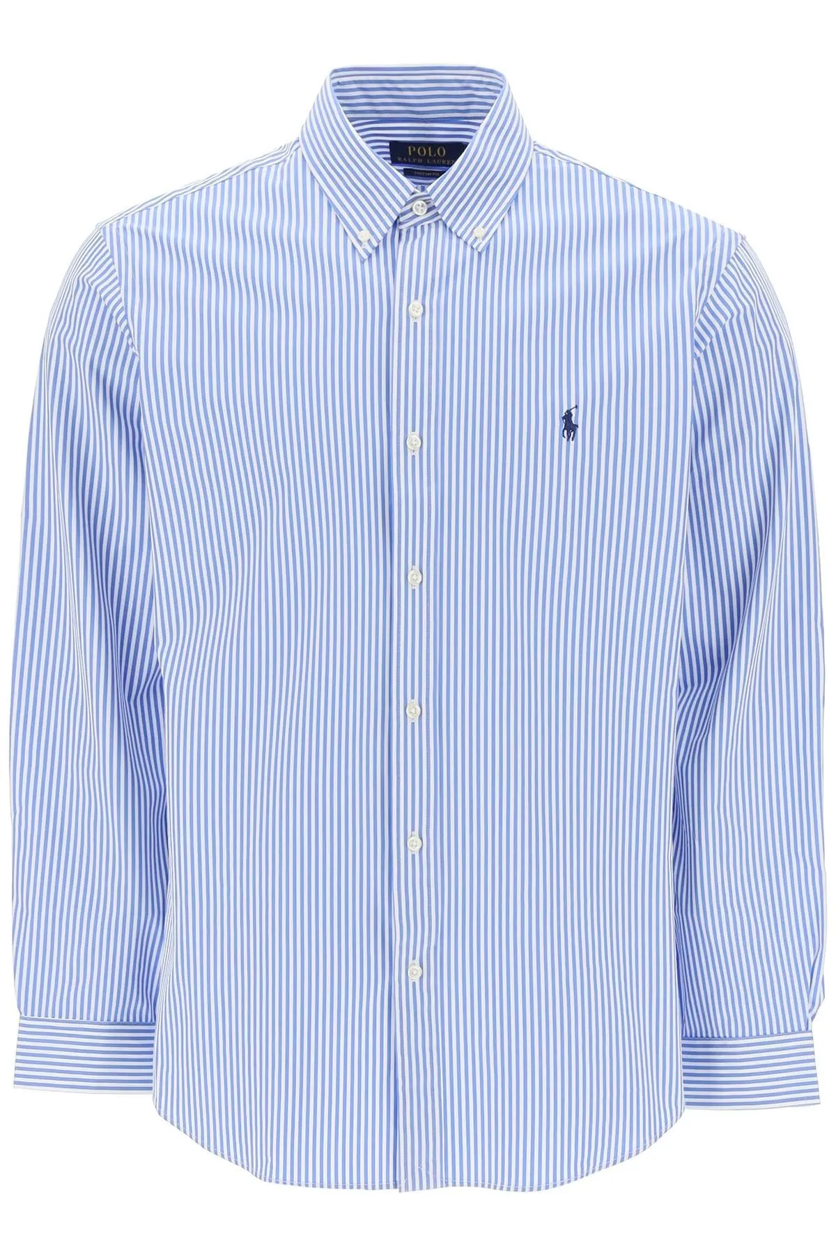 Polo ralph lauren striped cotton poplin shirt