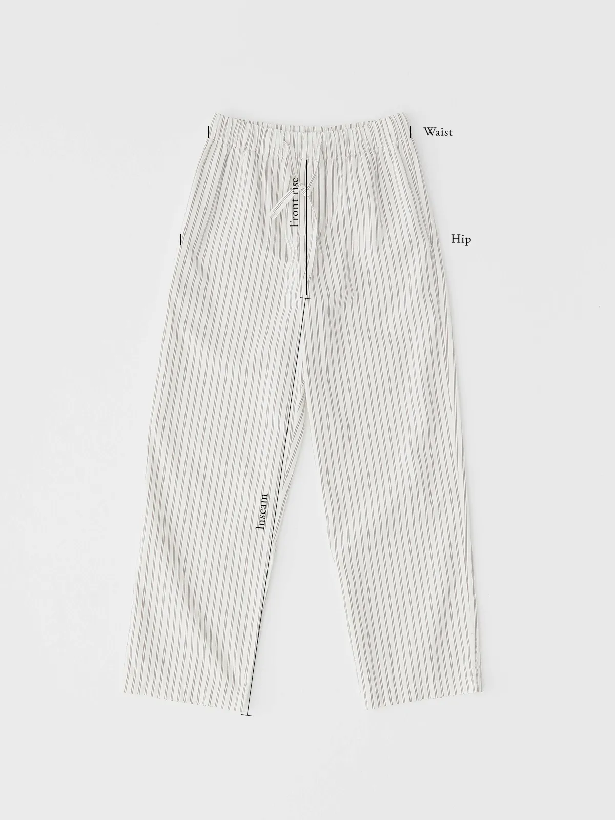 Poplin Pyjamas Pants in Soft Pink