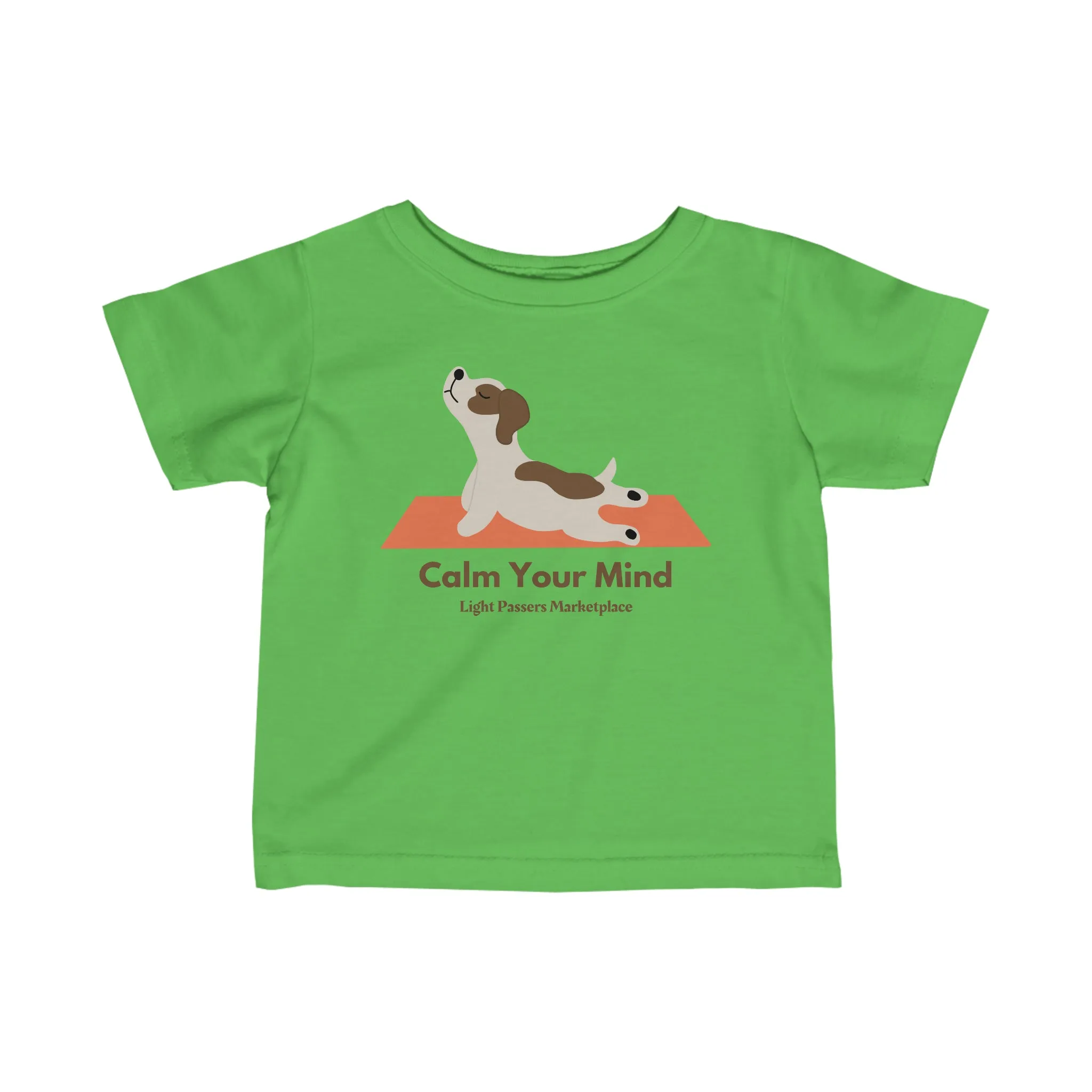 Yoga Calm Dog Baby T-shirt