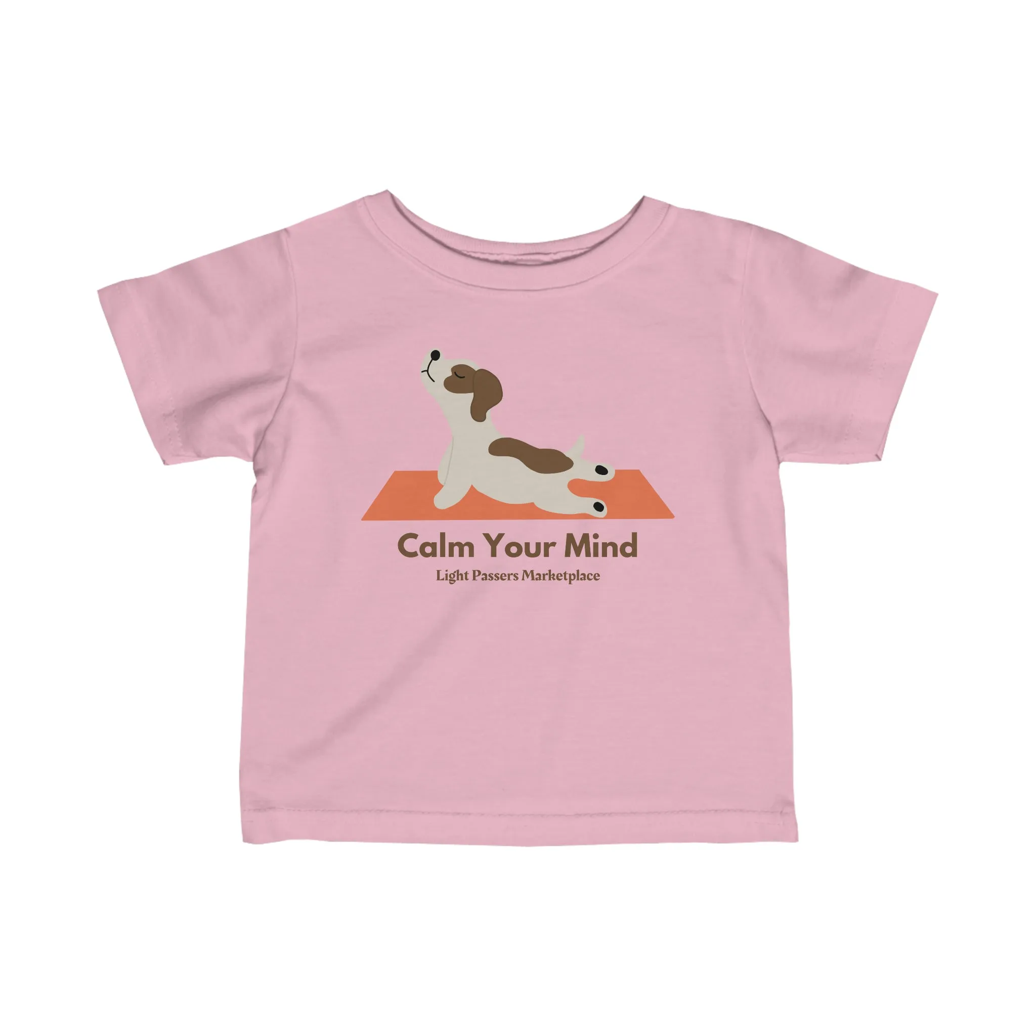 Yoga Calm Dog Baby T-shirt
