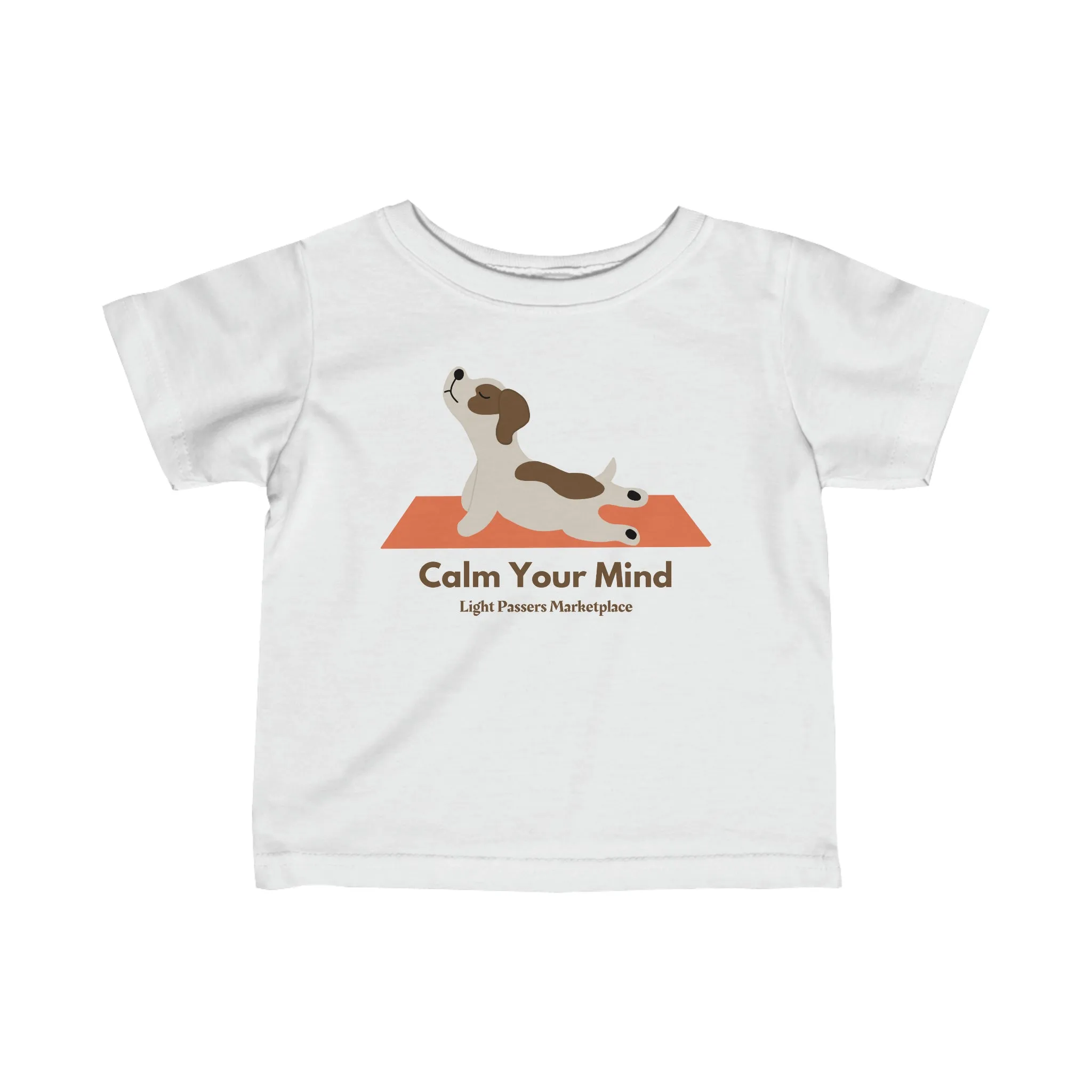 Yoga Calm Dog Baby T-shirt