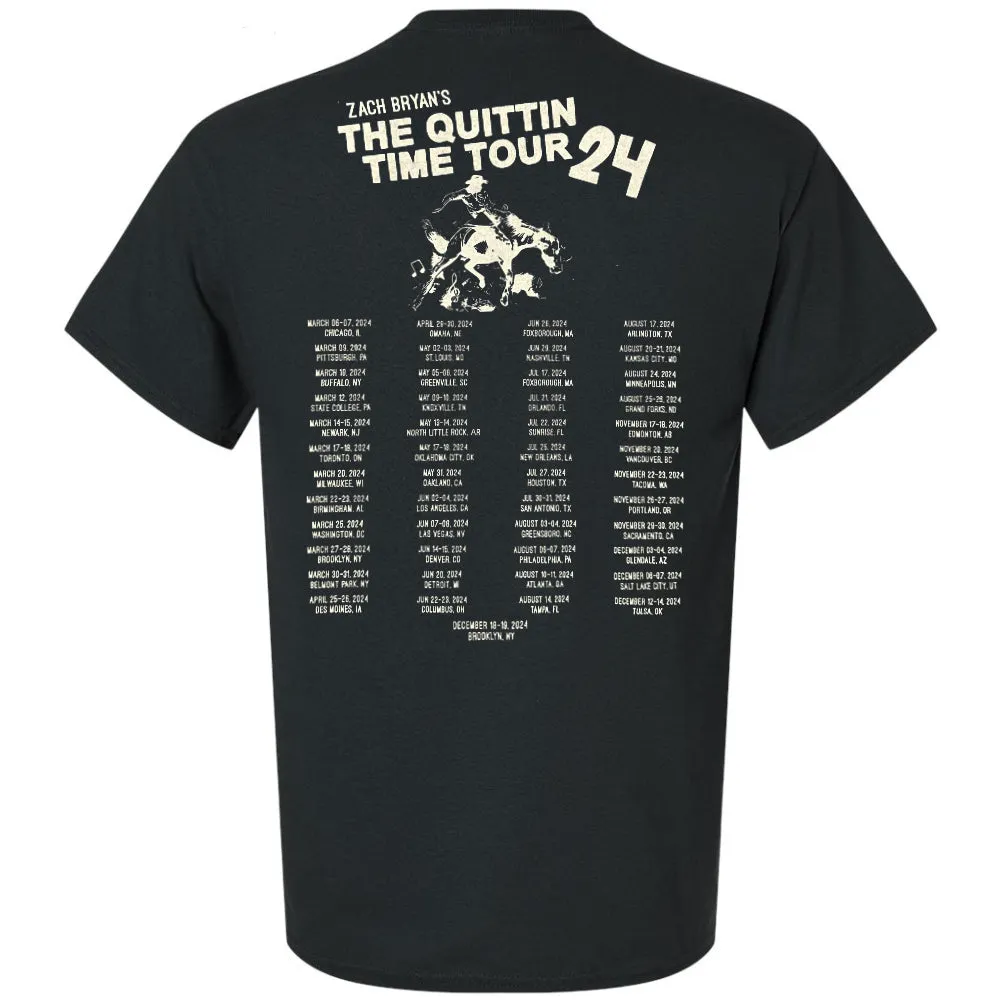 Zach Bryan The Quittin Time Tour 2024 T-Shirt